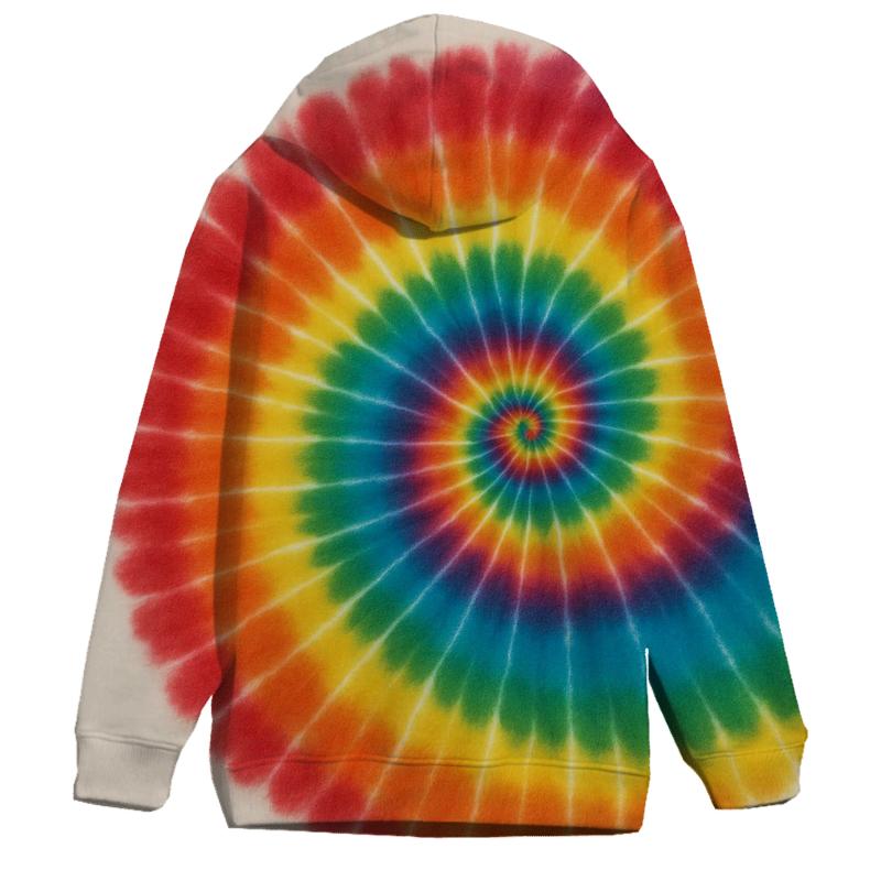 Spiral Burst Spectrum custom hoodies