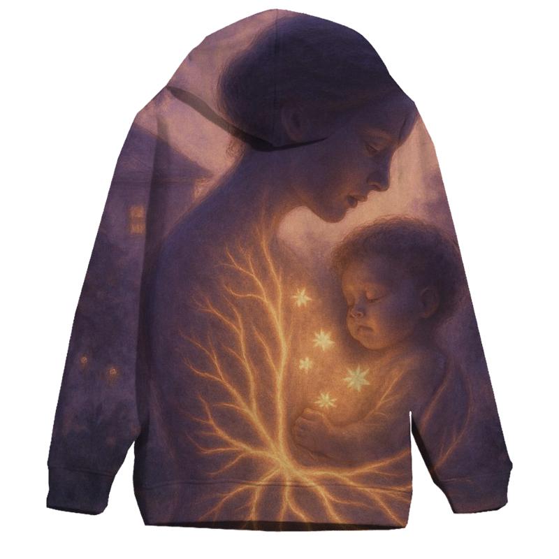 Roots Of Light A Mother Illuminates Our Growth printed hoodies