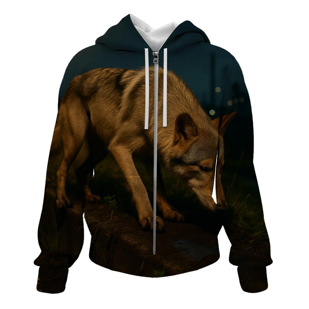 Urban Edge Research Wolf Night Survey designer hoodies