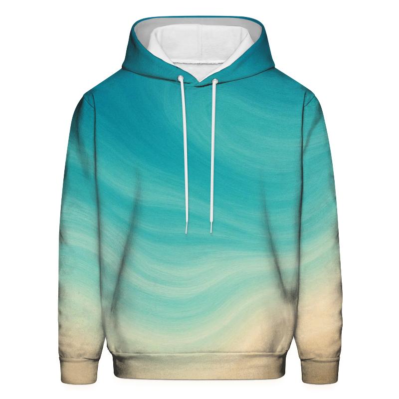 Mystic Ocean Waves embroidered hoodies