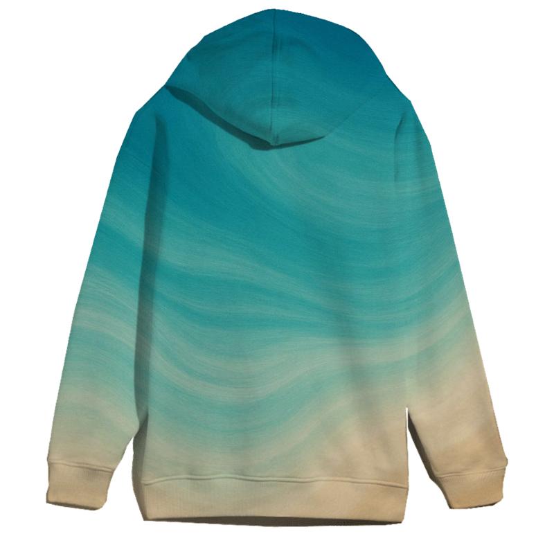 Mystic Ocean Waves embroidered hoodies