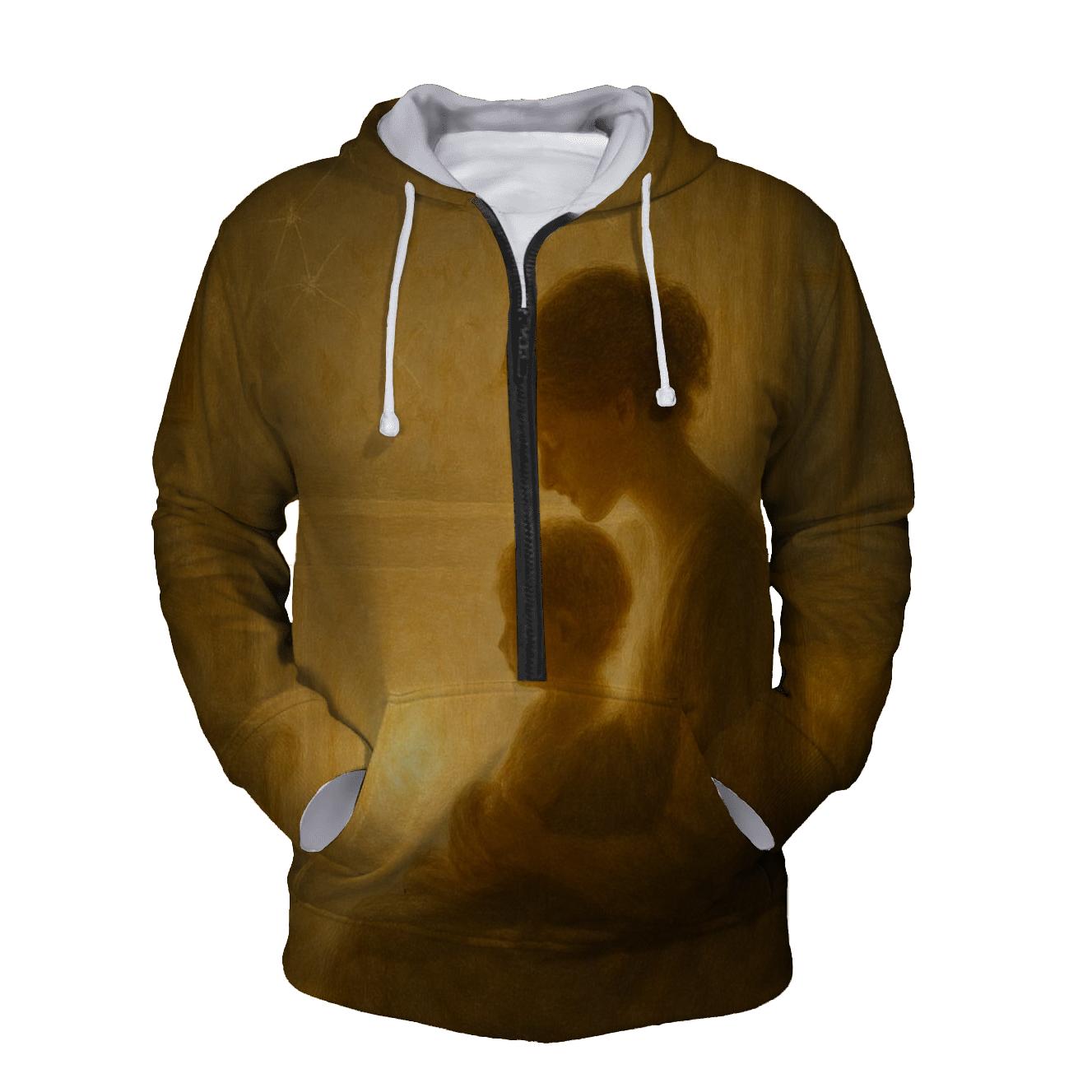 The Eternal Hearth Mothers Guiding Flame lightweight hoodies