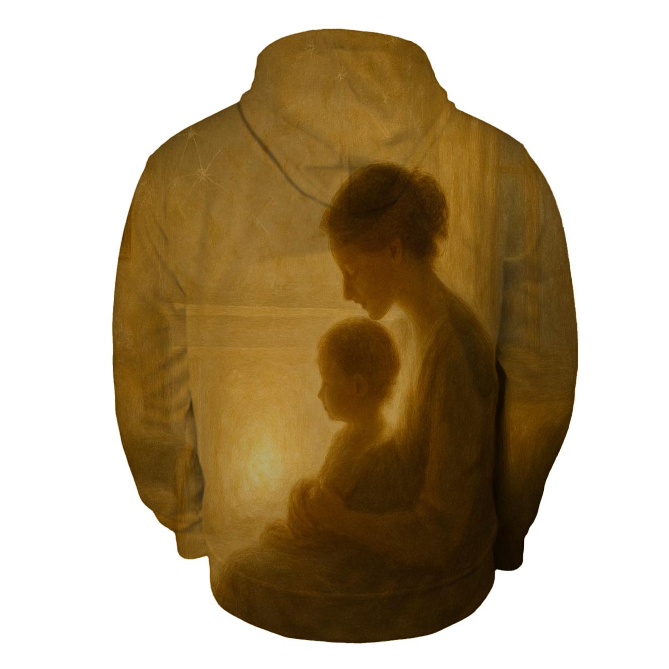 The Eternal Hearth Mothers Guiding Flame lightweight hoodies