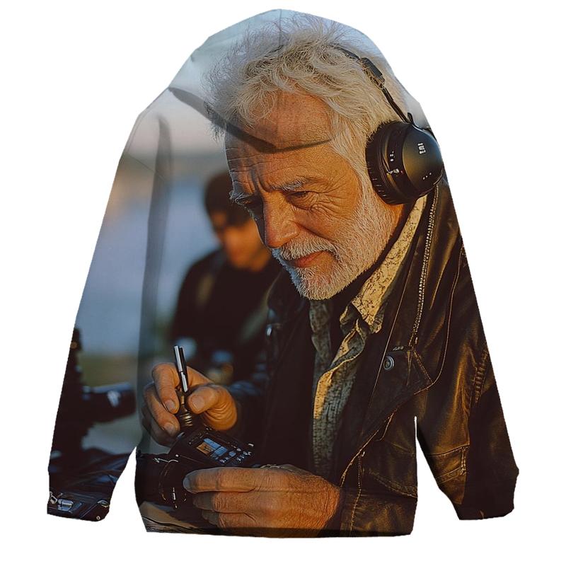 Graham Greene On Location Morning Light zip-up hoodies