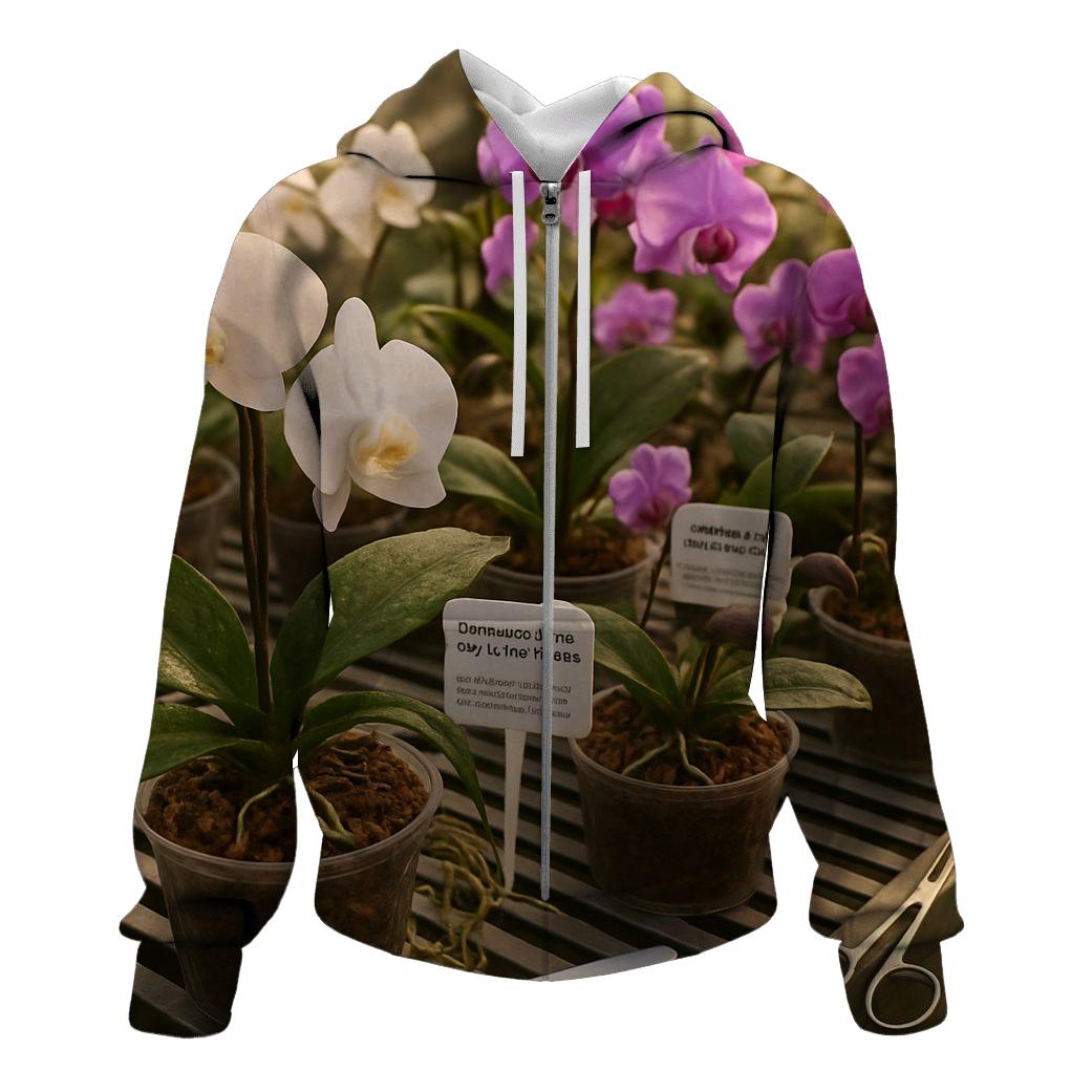 Greenhouse Orchid Conservation Bench hoodies fashion