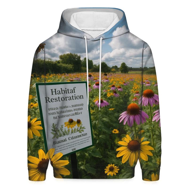Pollinator Alley Of Native Meadow hoodies fashion