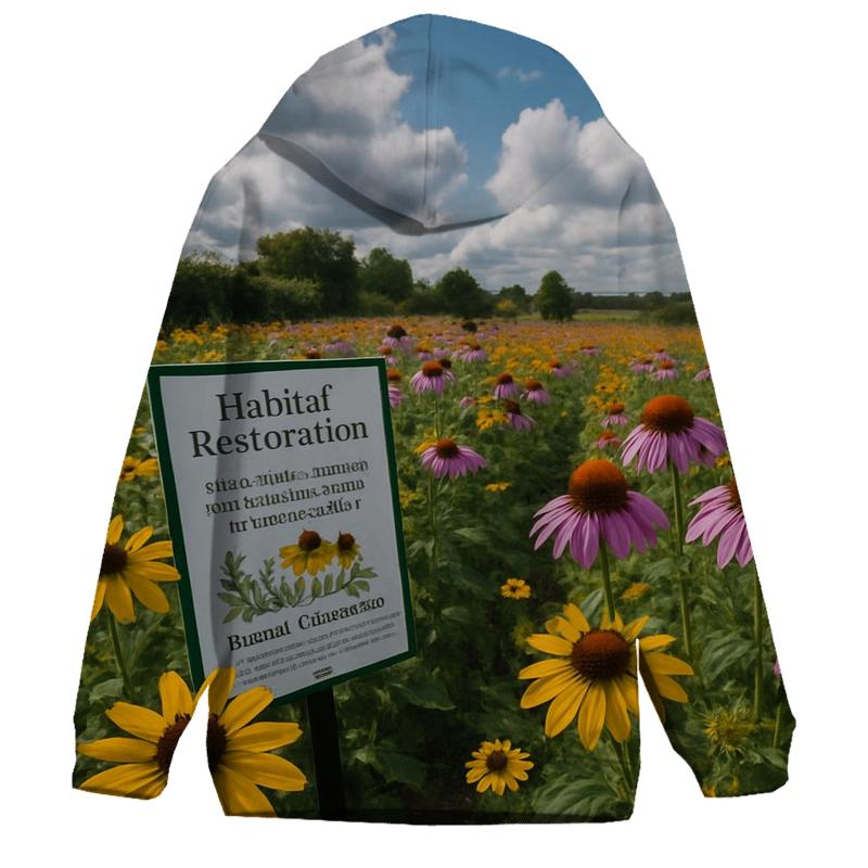 Pollinator Alley Of Native Meadow hoodies fashion