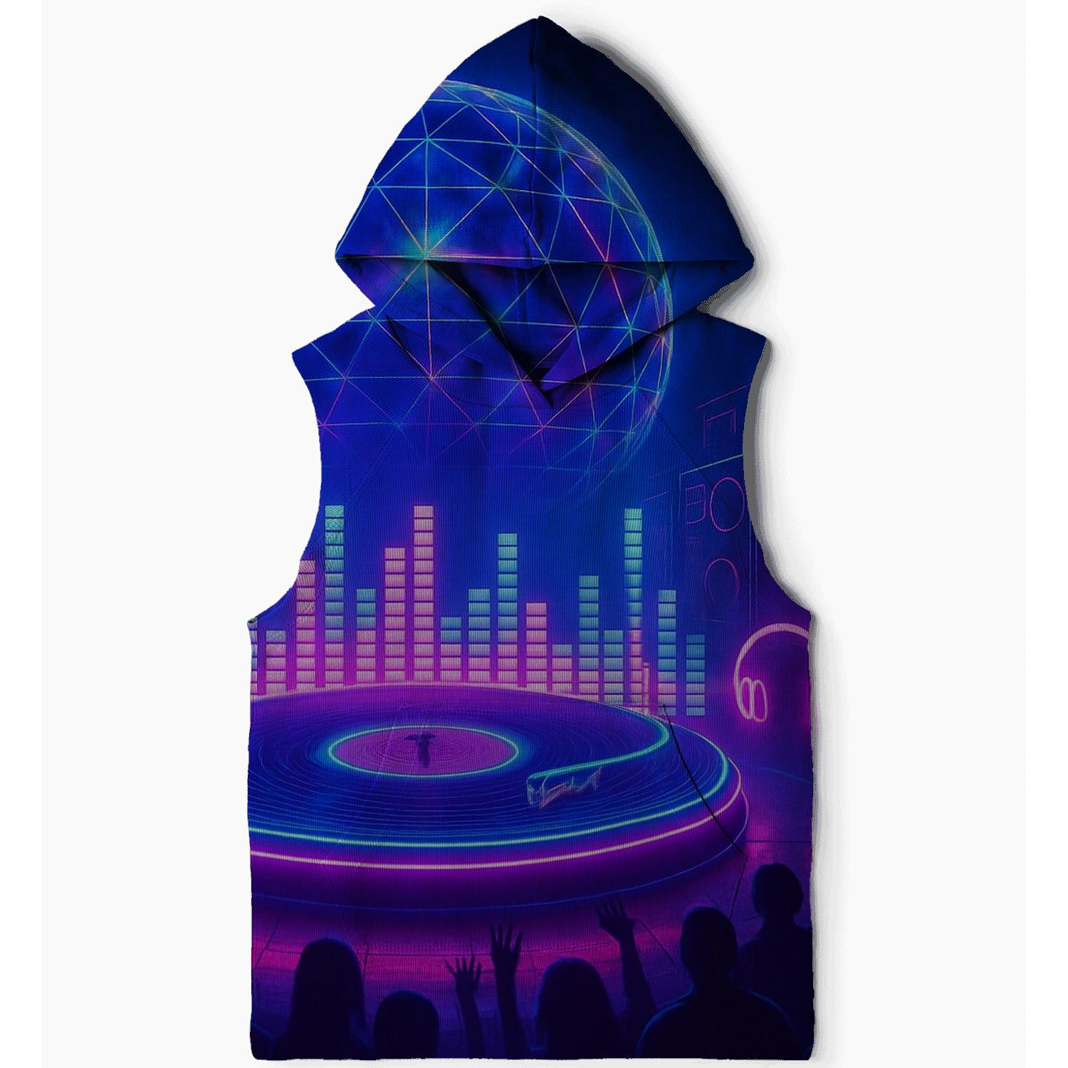 Neon Equalizer Plaza lightweight hoodies