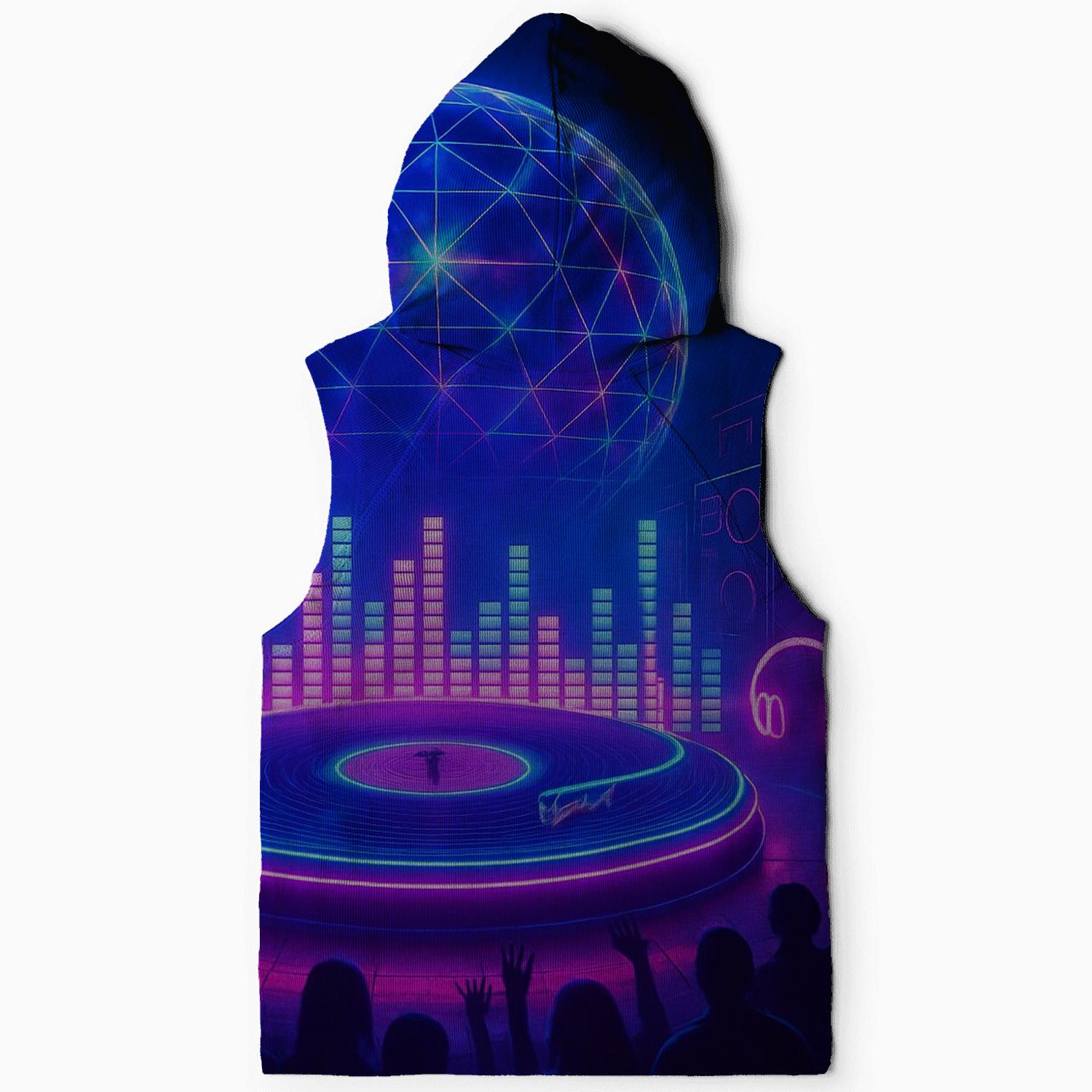 Neon Equalizer Plaza lightweight hoodies
