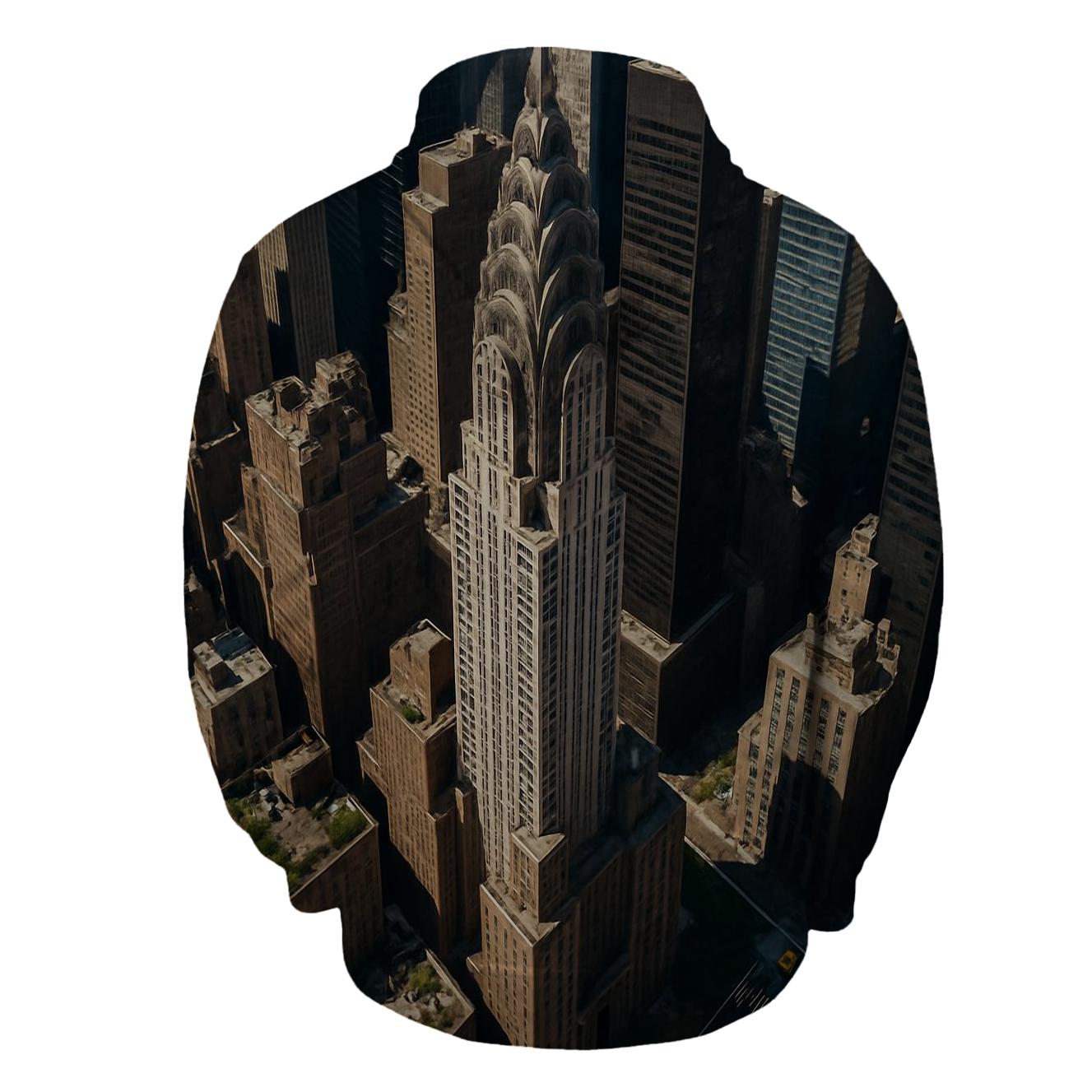 Lunchtime Aerial Grid heavyweight hoodies