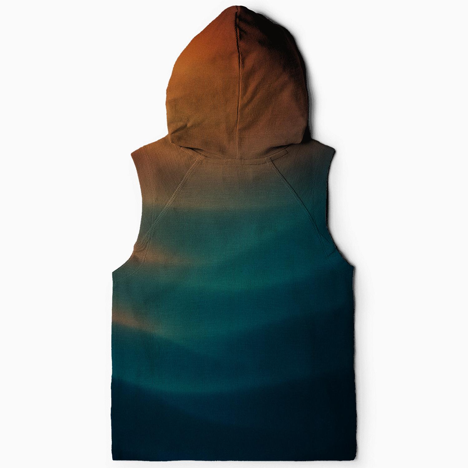 Saffron Sapphire Cascade hoodies fashion