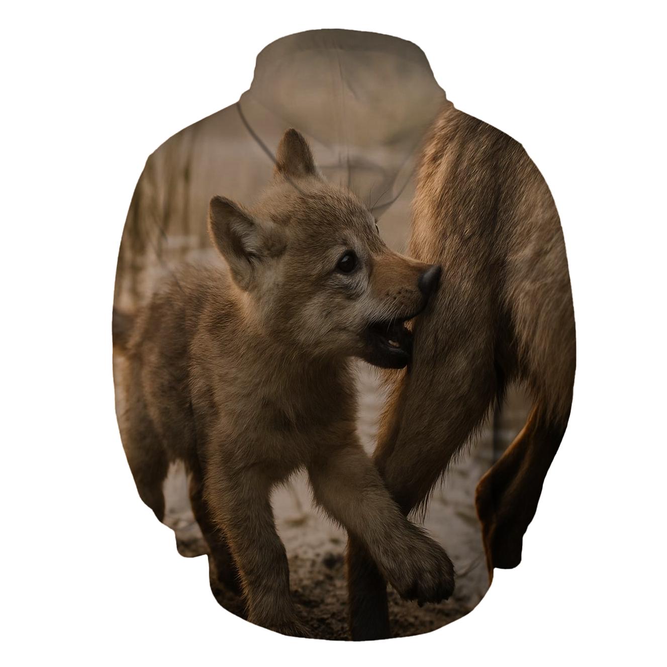 Wetland Pup Lesson embroidered hoodies