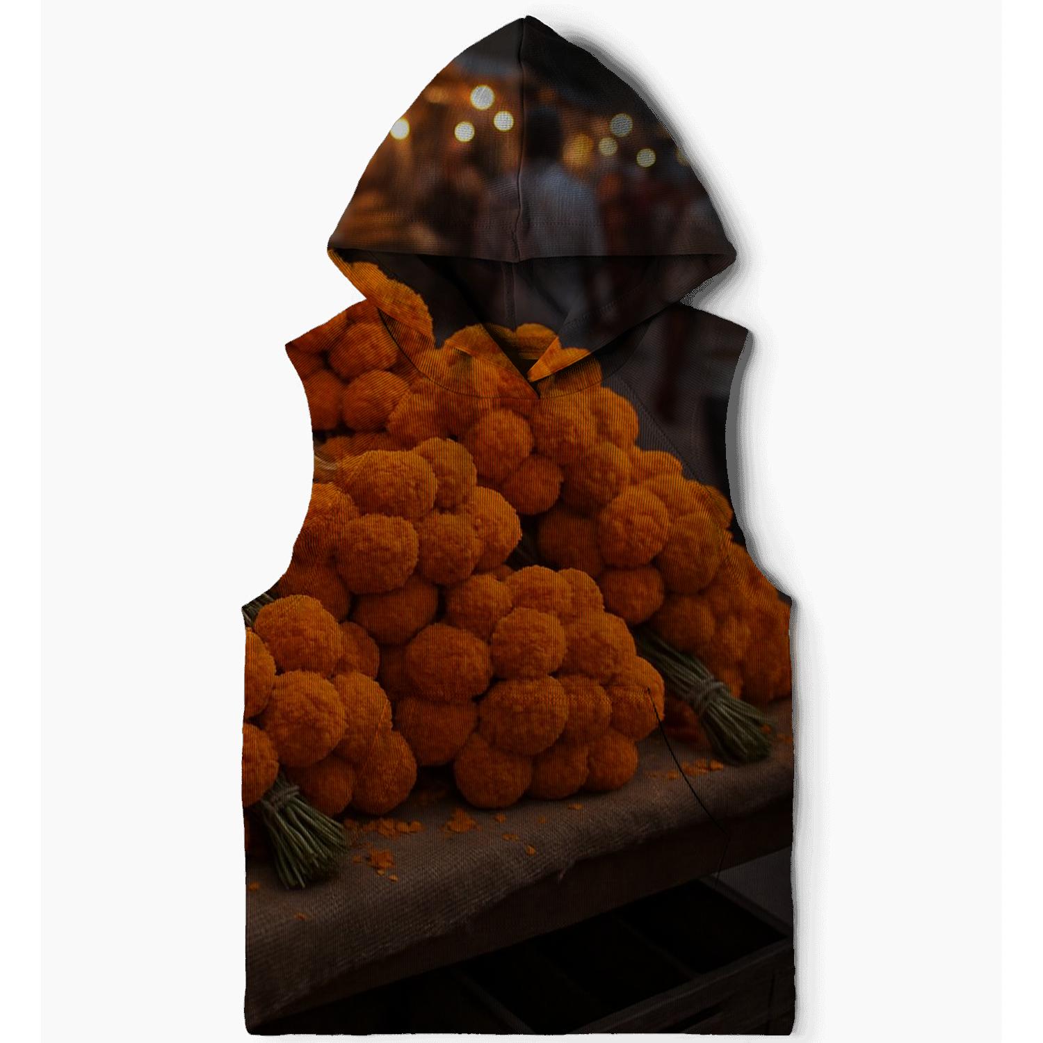 Night Market Marigold Stall custom hoodies