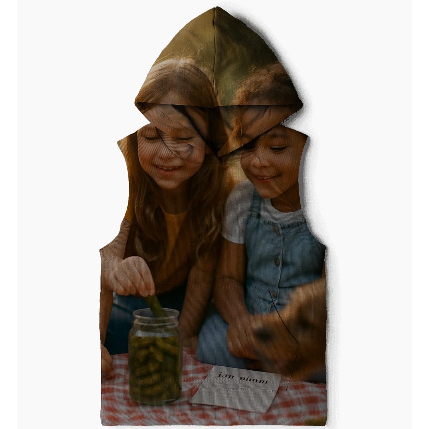 Childrens Summer Picnic With Cornichon Crunch graphic hoodies