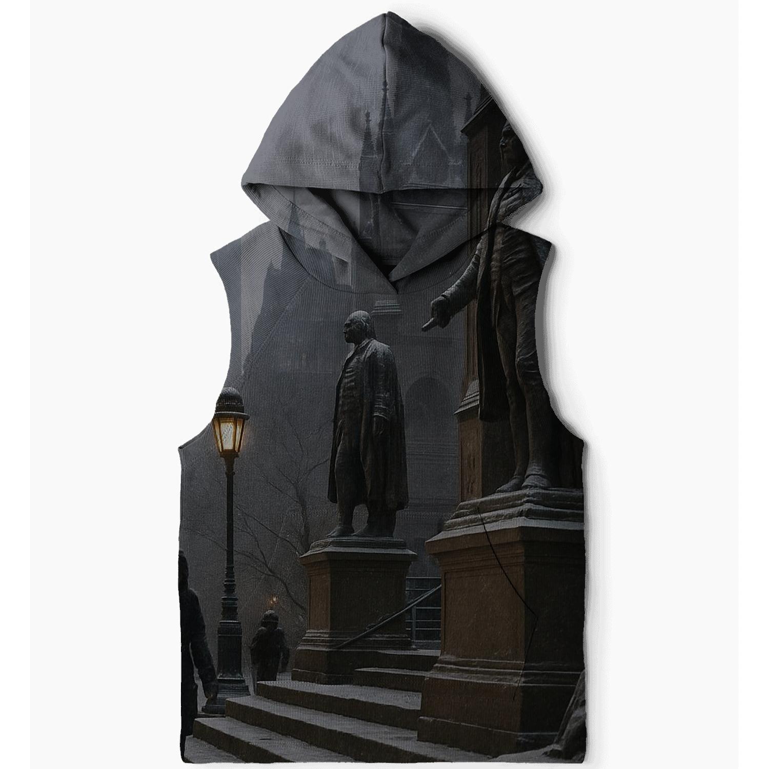 Snowfall Over Historic Financial District designer hoodies
