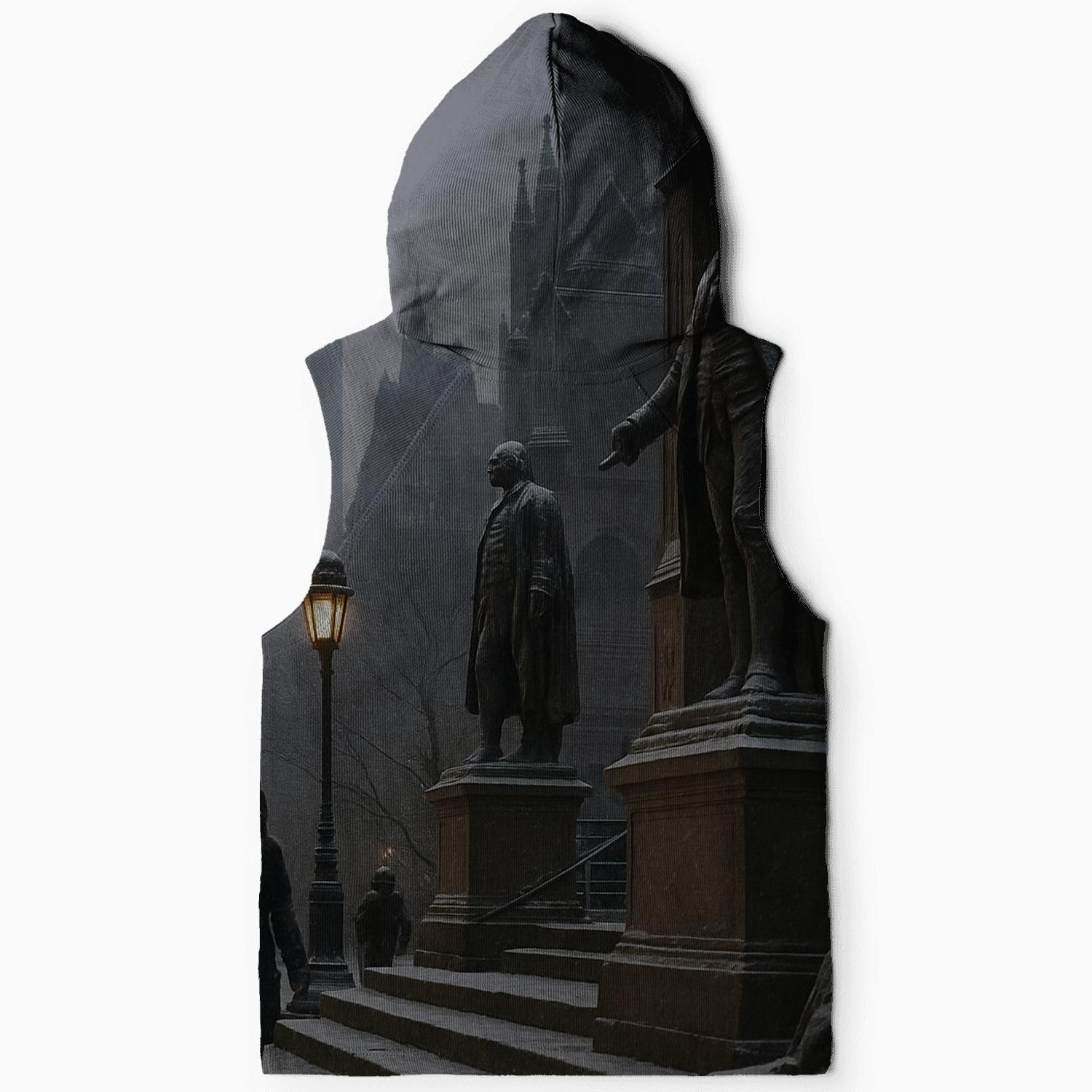 Snowfall Over Historic Financial District designer hoodies