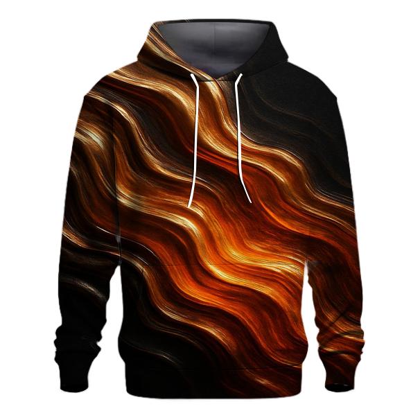 Molten Copper Flow pullover hoodies