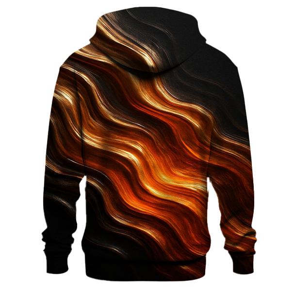 Molten Copper Flow pullover hoodies