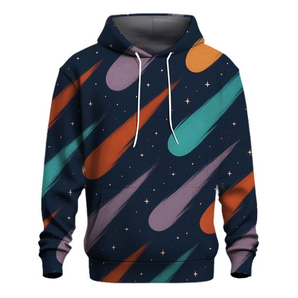 Meteor Shower Drift printed hoodies