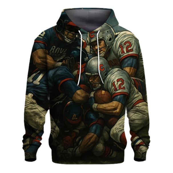Diamond Clash Braves Vs Cubs Gridiron Duel designer hoodies