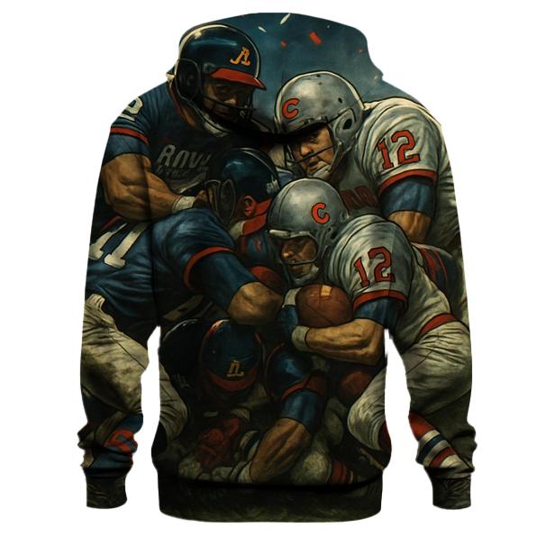 Diamond Clash Braves Vs Cubs Gridiron Duel designer hoodies