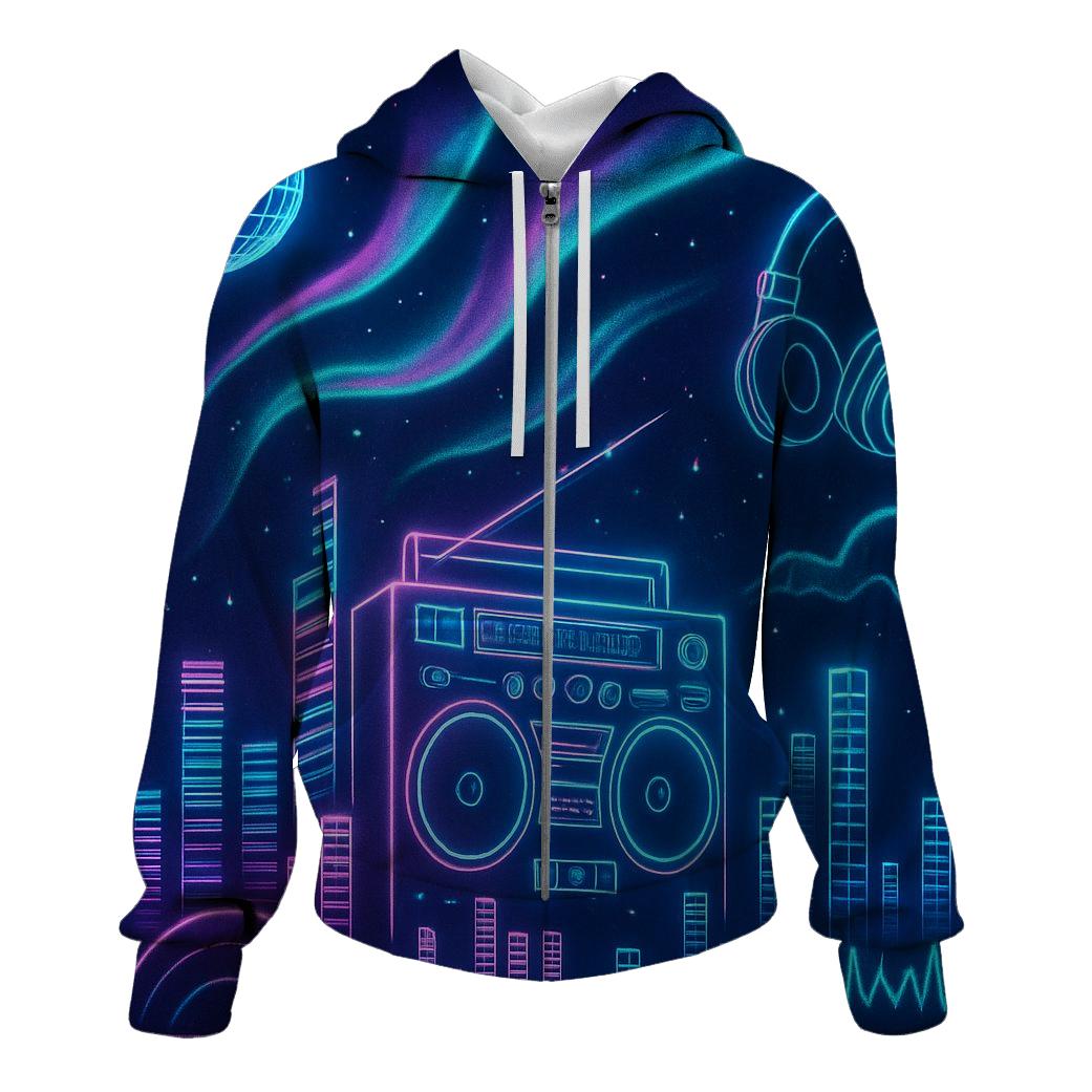 Boombox Skyline Aurora hoodies fashion
