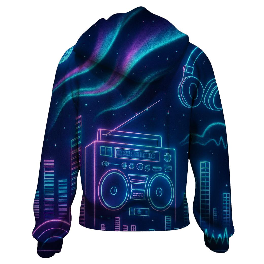 Boombox Skyline Aurora hoodies fashion