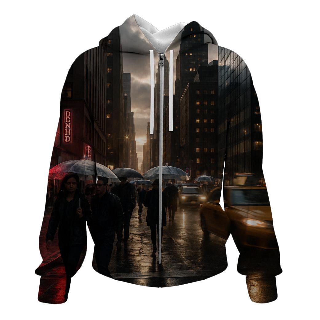 AfterRain Midtown Glow embroidered hoodies