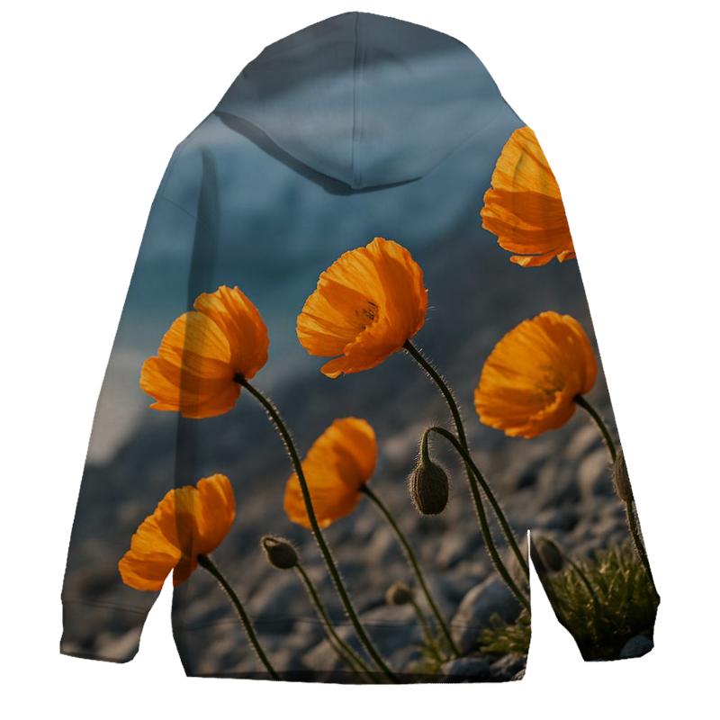 Glacier Poppy Moraine hoodies fashion