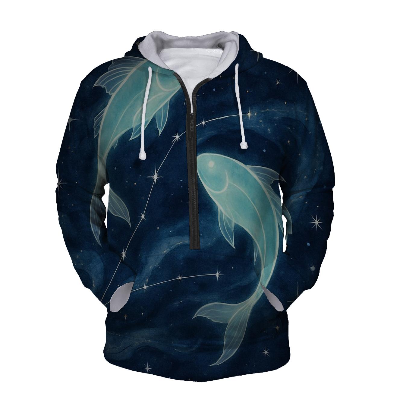 Luminous Pisces Celestial Dance hoodies fashion