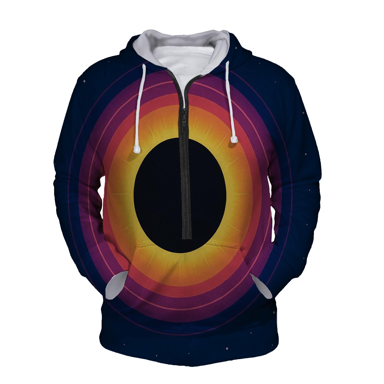 Eclipse Corona Ringscape premium hoodies