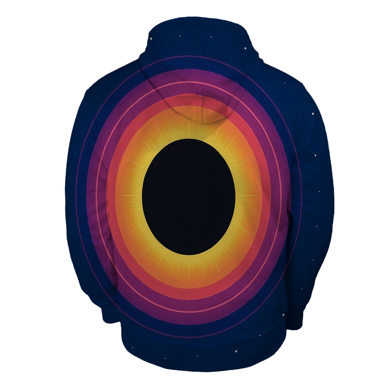 Eclipse Corona Ringscape premium hoodies
