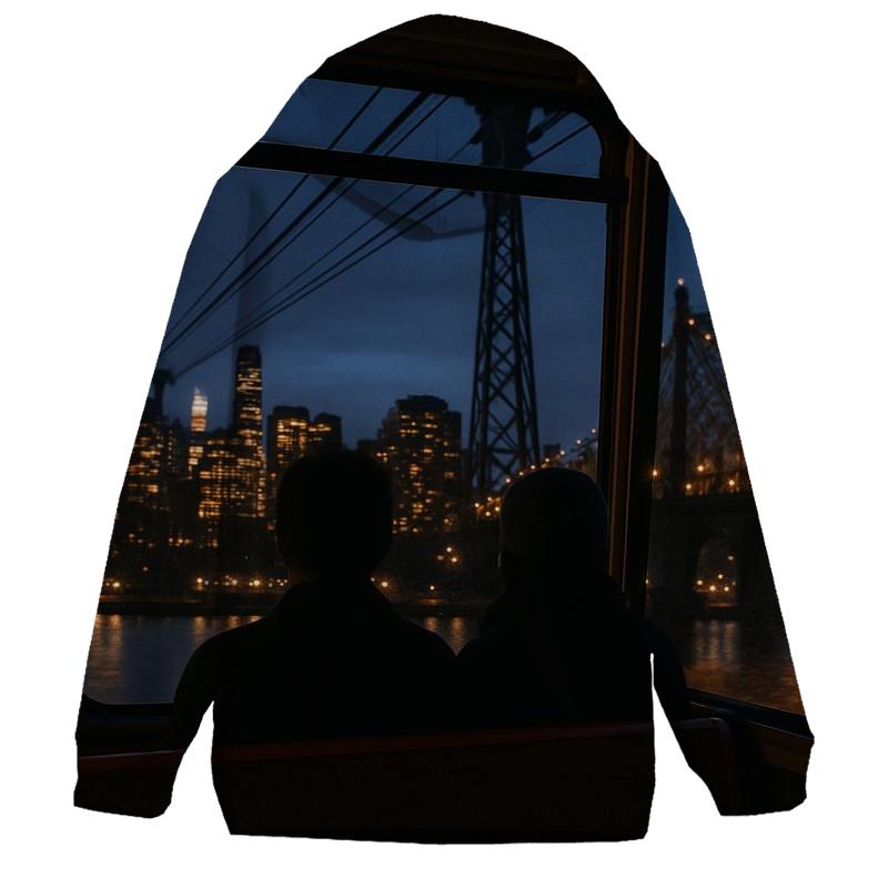 Roosevelt Tram Twilight Reflection heavyweight hoodies