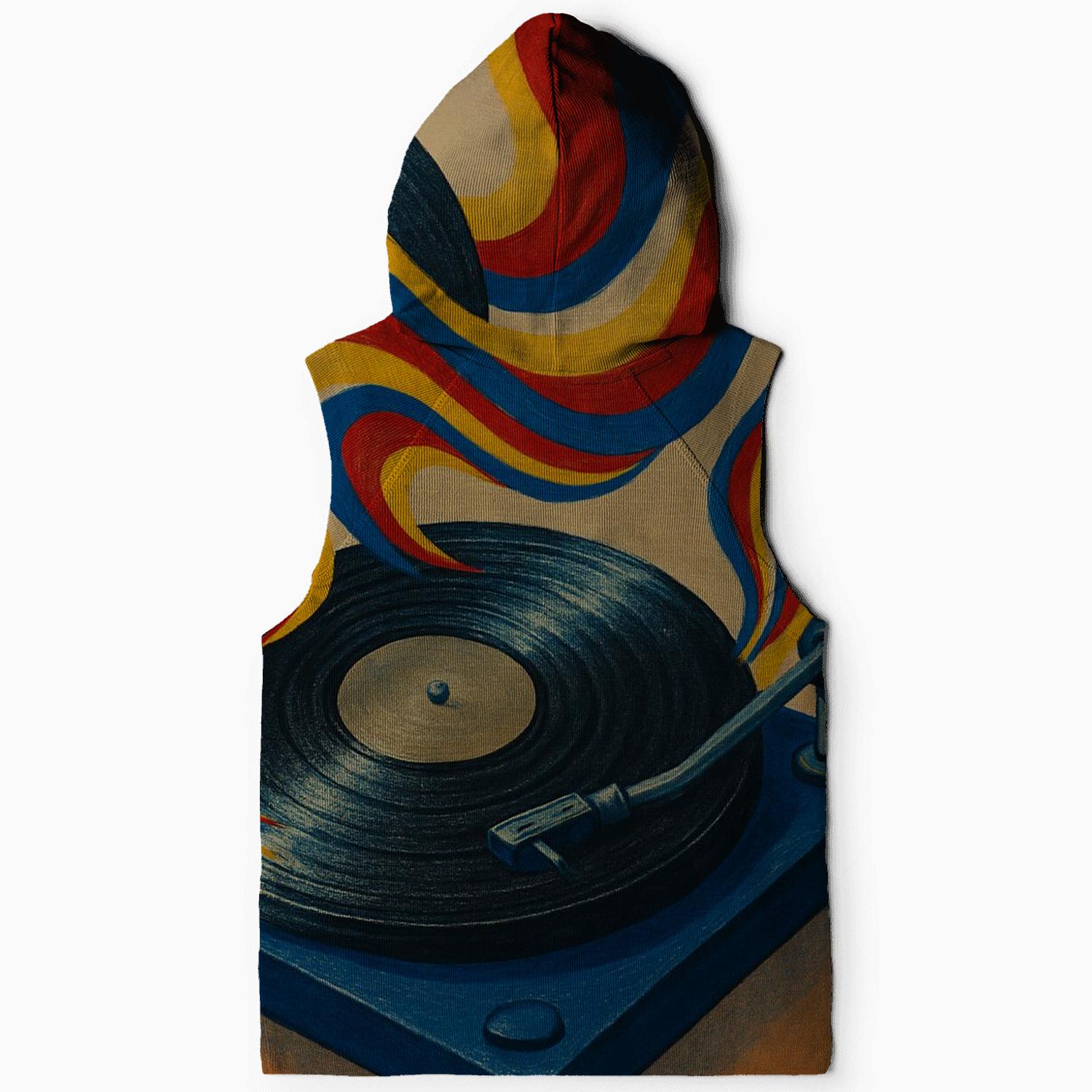 Turntable Rhythm pullover hoodies