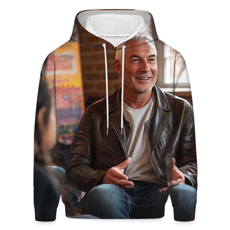 Graham Greene Community Story Circle heavyweight hoodies