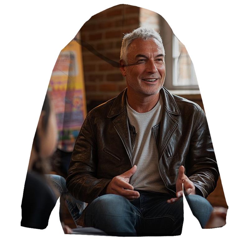 Graham Greene Community Story Circle heavyweight hoodies