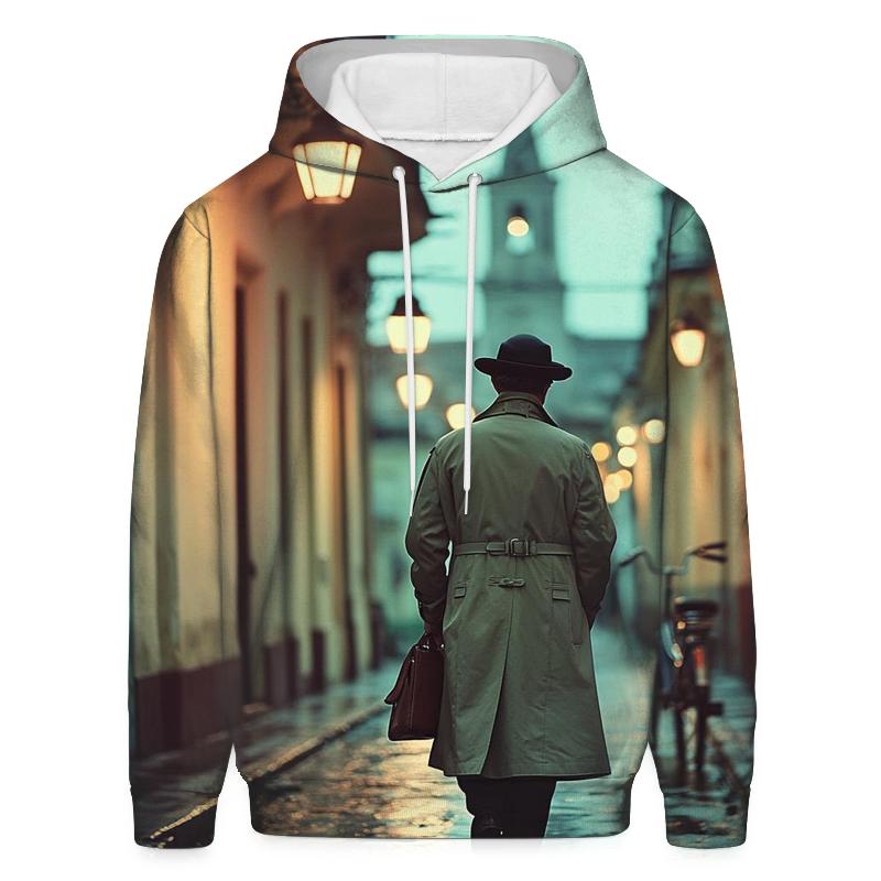 Graham Greene Havana Evening Walk printed hoodies
