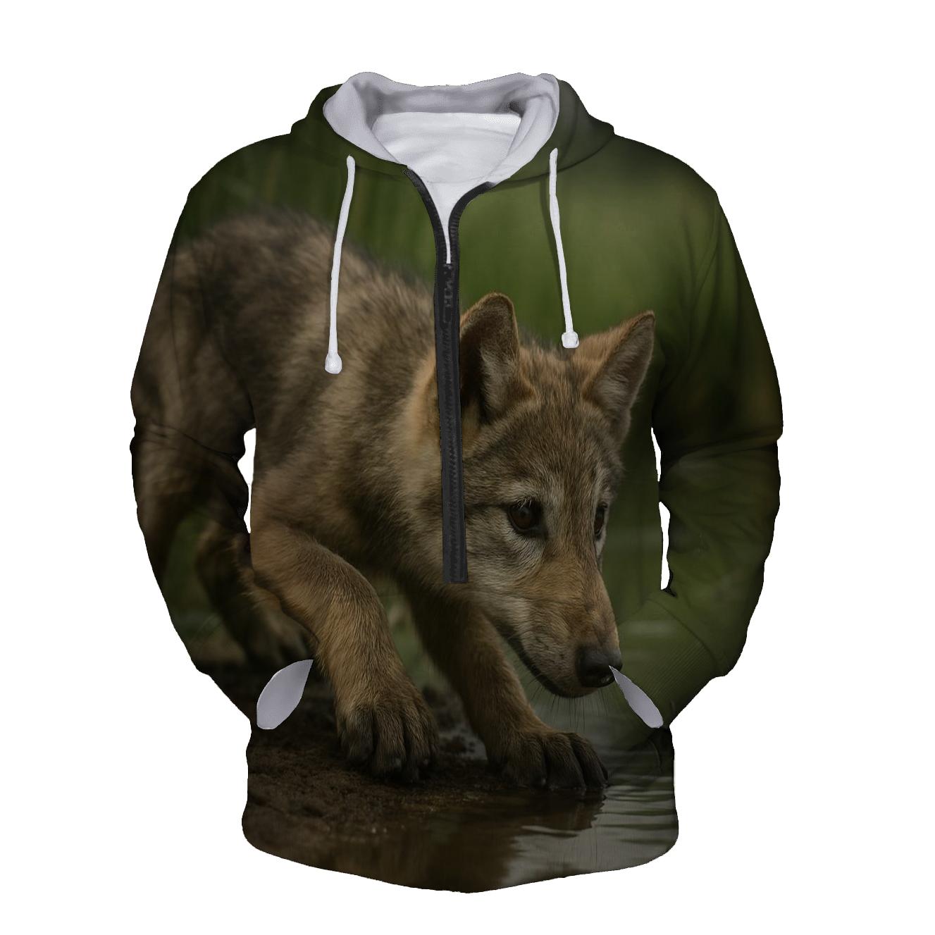 Wetland Pup Learning To Stalk hoodies fashion