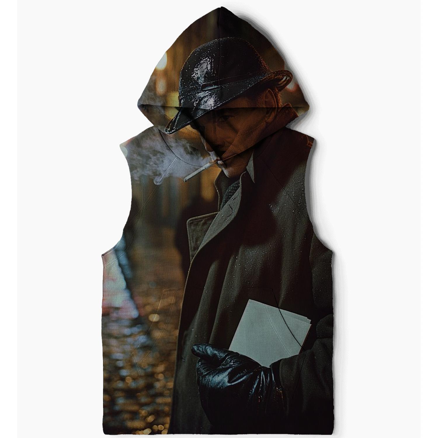 Graham Greene Negotiating A Rainy London Street hoodies fashion