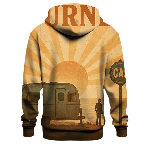 Sepia Coast Roadtrip Poster graphic hoodies