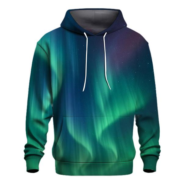 Polar Auroral Weave embroidered hoodies