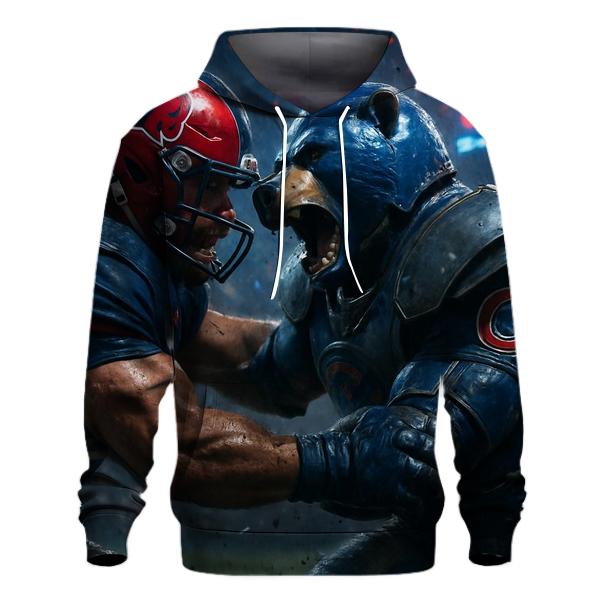 Gridiron Showdown Braves Cubs lightweight hoodies