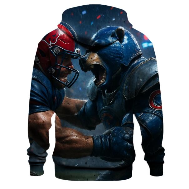 Gridiron Showdown Braves Cubs lightweight hoodies