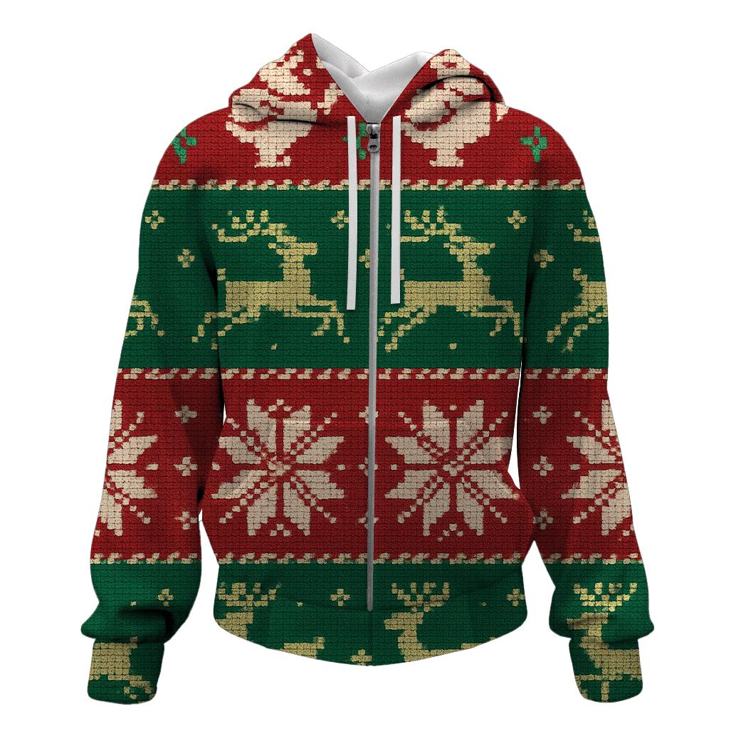 Cosmic Caroler Stripe Design hoodie trends