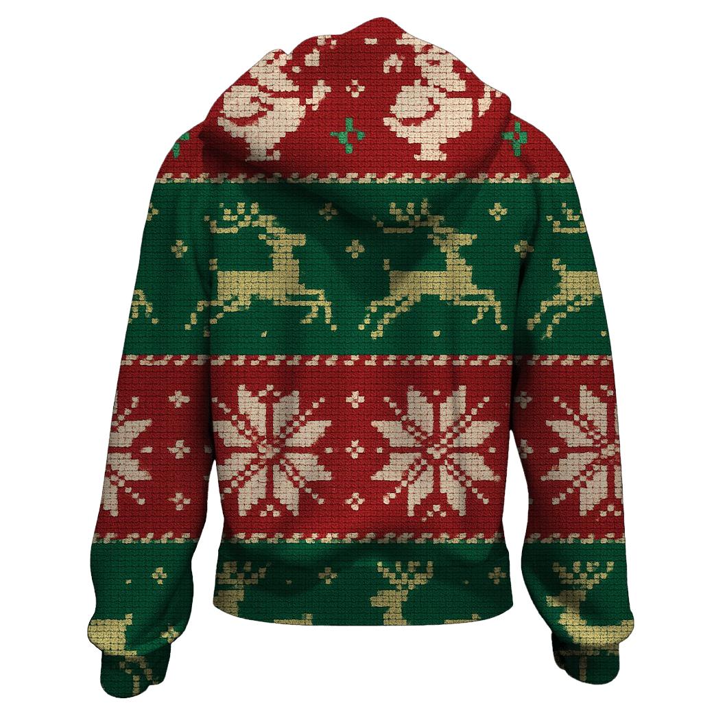 Cosmic Caroler Stripe Design hoodie trends