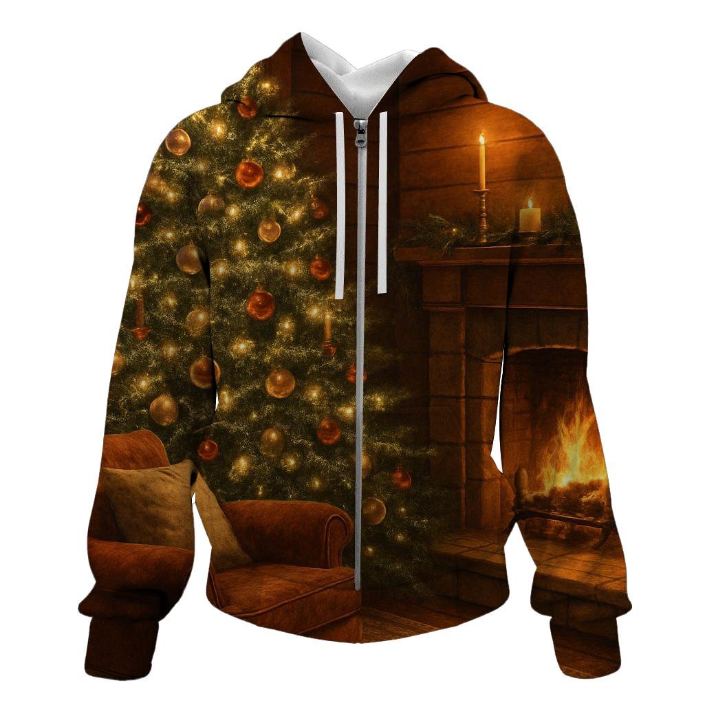 Evergreen Dreams At Christmas Eve graphic hoodies