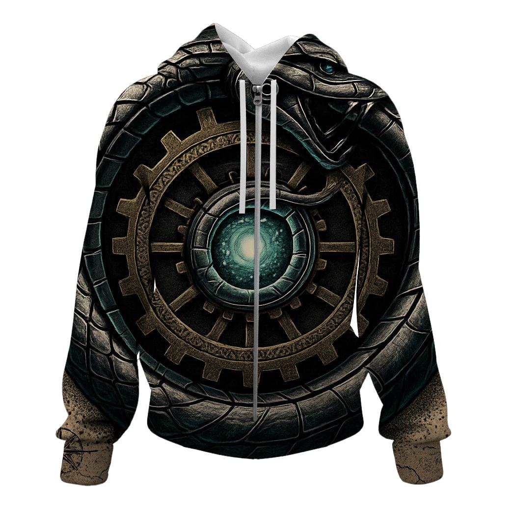 Eternal Gear Serpent graphic hoodies