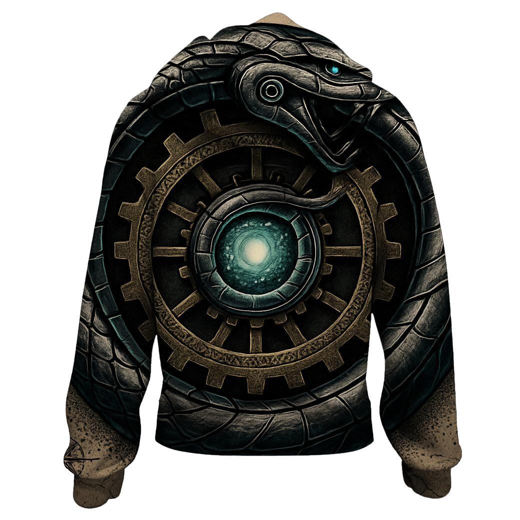 Eternal Gear Serpent graphic hoodies