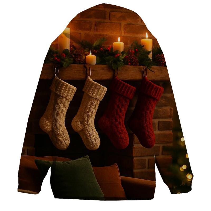 The Christmas Eve Hearth Gathering hoodies fashion
