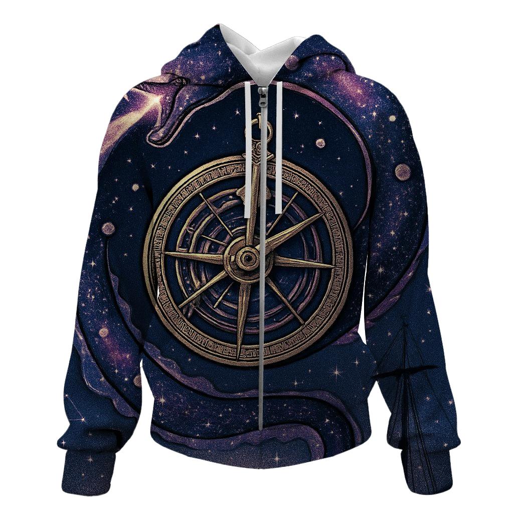 Starlight Ouroboros Navigator embroidered hoodies